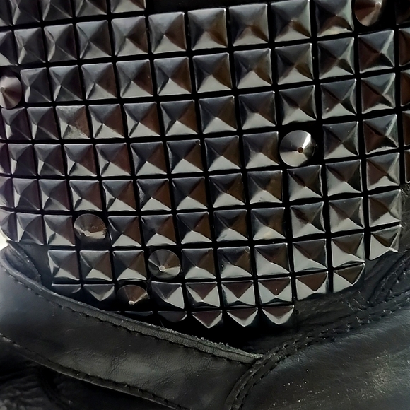 Ash Studded Black Ankle Boots - Picture 13 of 15